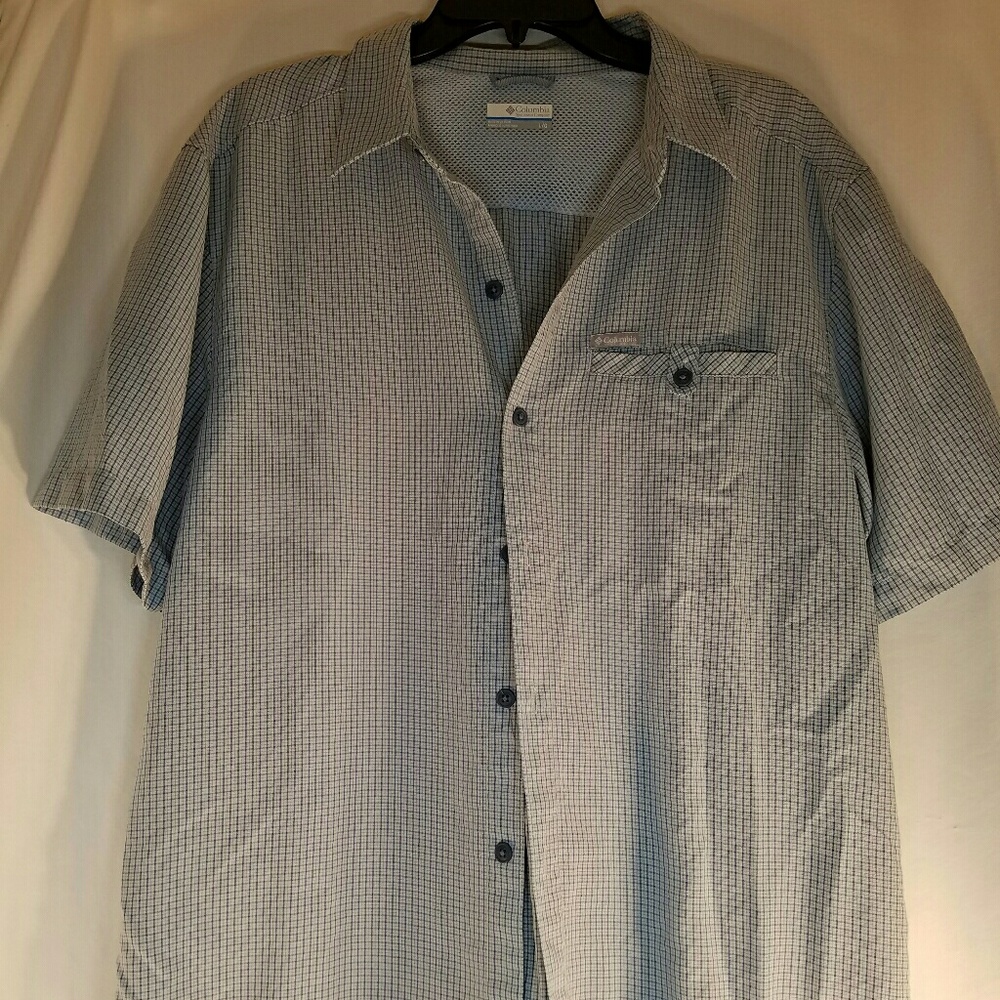 Columbia vented mesh mens shirt